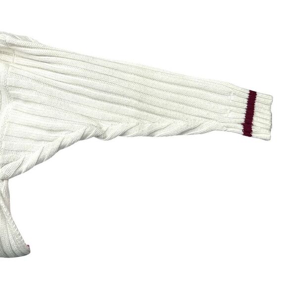 One Teaspoon Knit Sweater Size Small Oversized High Neck Split Sides High Low - Picture 5 of 9